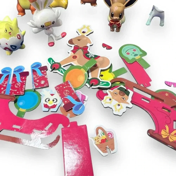 Lot of 11 Pokemon Battle Figure Galarian Ponyta Articulated  Toy Figure PIKACHU - Picture 7 of 9